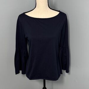 Banana Republic Women’s Blue Bell Sleeve  Top Sz M